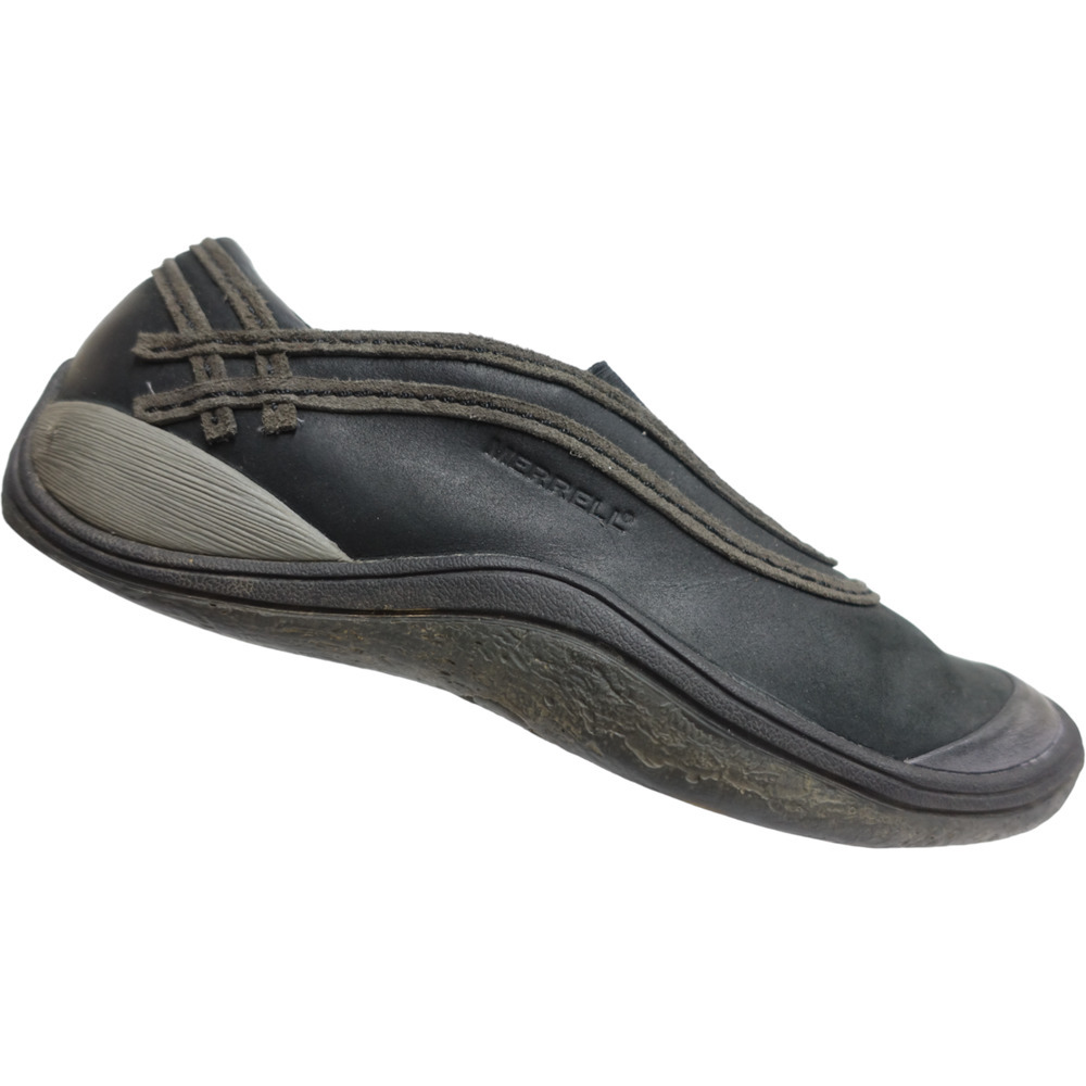 MERRELL Willow Black Sz 9 Women Leather Slip-On Loafers